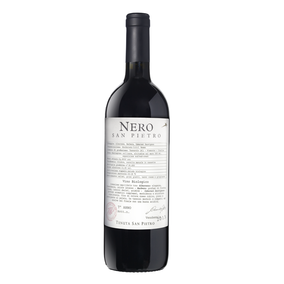 San Pietro Monferato bio Rosso Nero 750ml (2019)